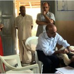 Dr M.R. Rajagopal receives prestigious Human Rights Award for “Extraordinary Activism” Dr M.R.Rajagopal attends to a patient