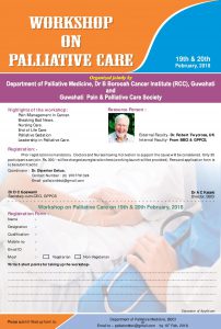 Pal Care Workshop at RCC Guwahati on Feb 19 & 20, 2018