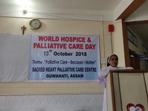 World Hospice and Palliative care day observed on 13th Oct ’18