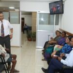 Geriatrics and Palliative Care Bonhomie: A Geriatrician’s perspective Dr Dominic engaging with a patient and their family