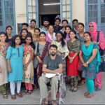 Once a Volunteer, always a volunteer! Feature image_Student volunteers after a monthly review meeting