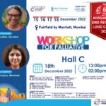 Register for the Palliative Care workshop in the 6th Annual Year End Review in Lung Cancer, 2022 Annual Year End Review in Lung Cancer, 2022 - Workshop for Palliative Care