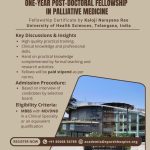 One Year Post Doctoral Fellowship in Palliative Medicine