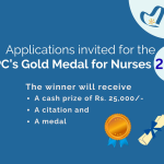 Applications invited for the IAPCs Gold Medal for Nurses 2026